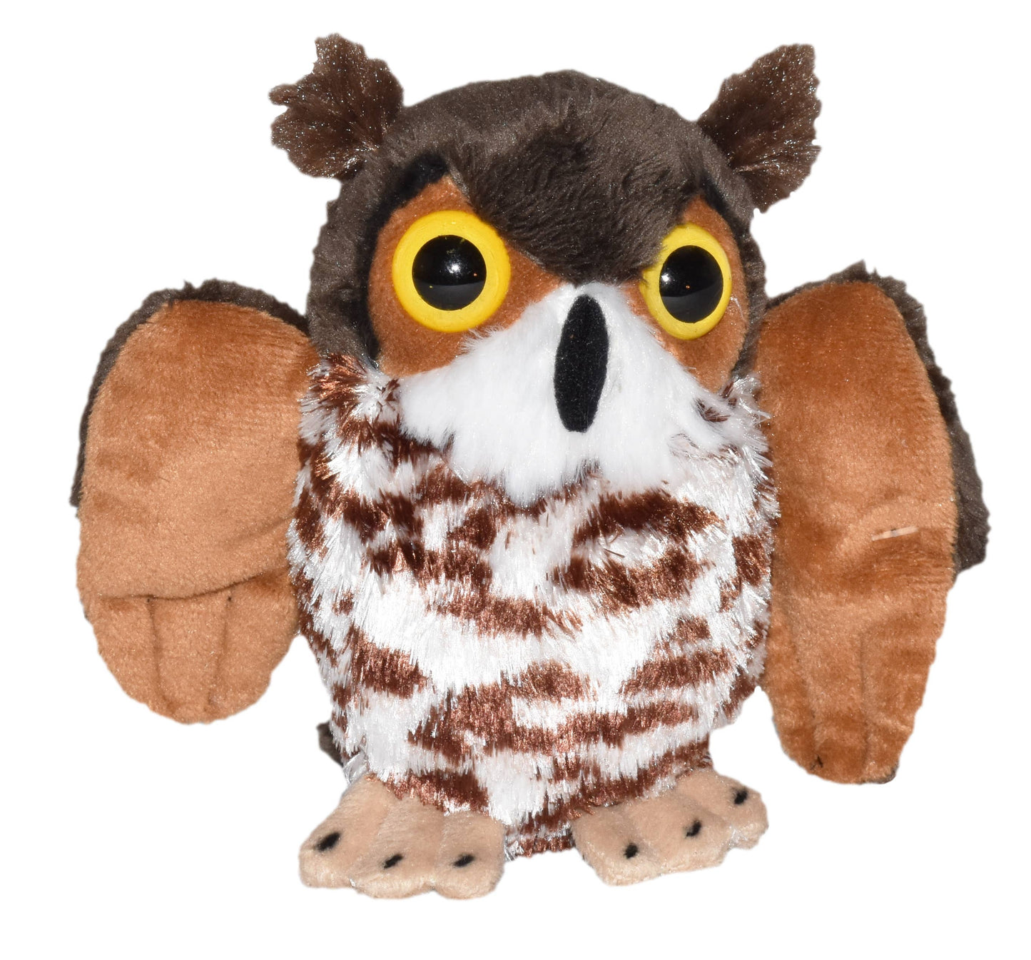Pocketkins-ECO-Great Horned Owl Stuffed Animal 5"