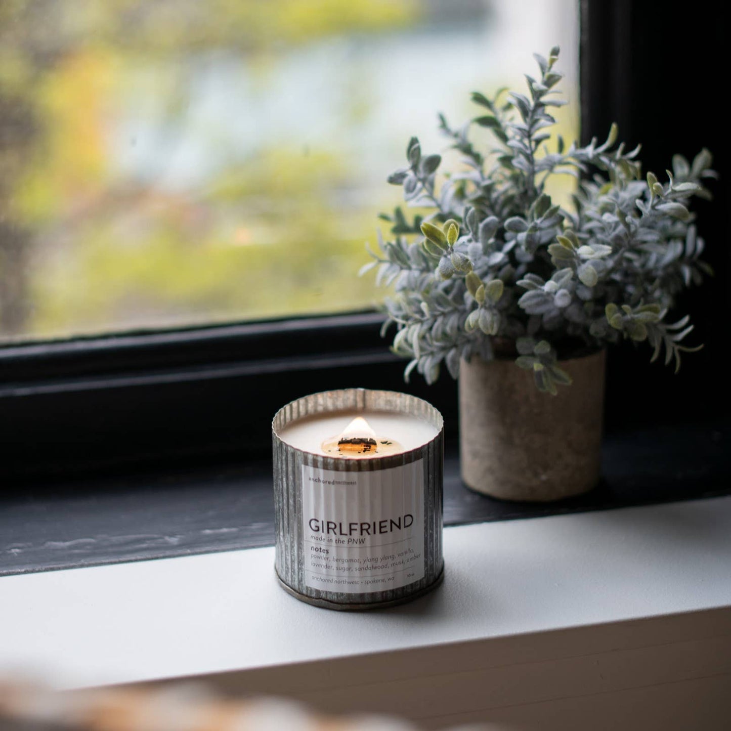 Lakeside Rustic Vintage Farmhouse Wood Wick Candle