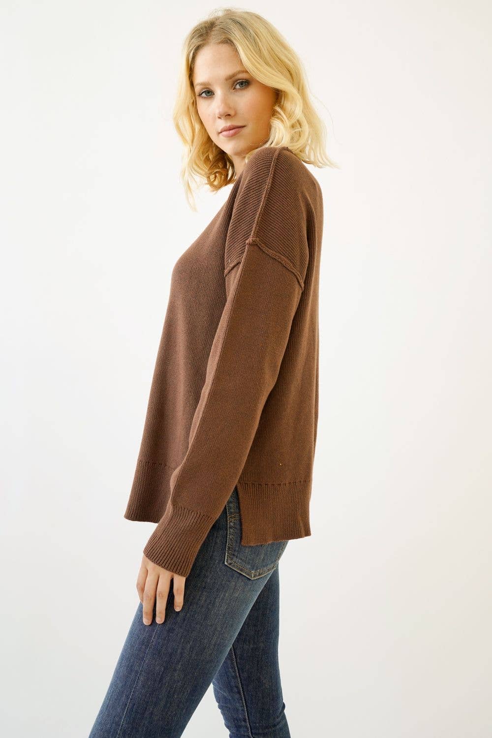 19487 Ribbed Sweater