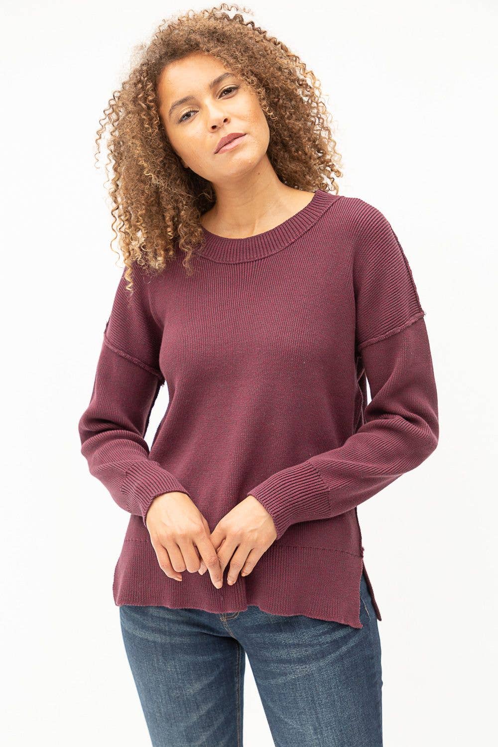 19487 Ribbed Sweater