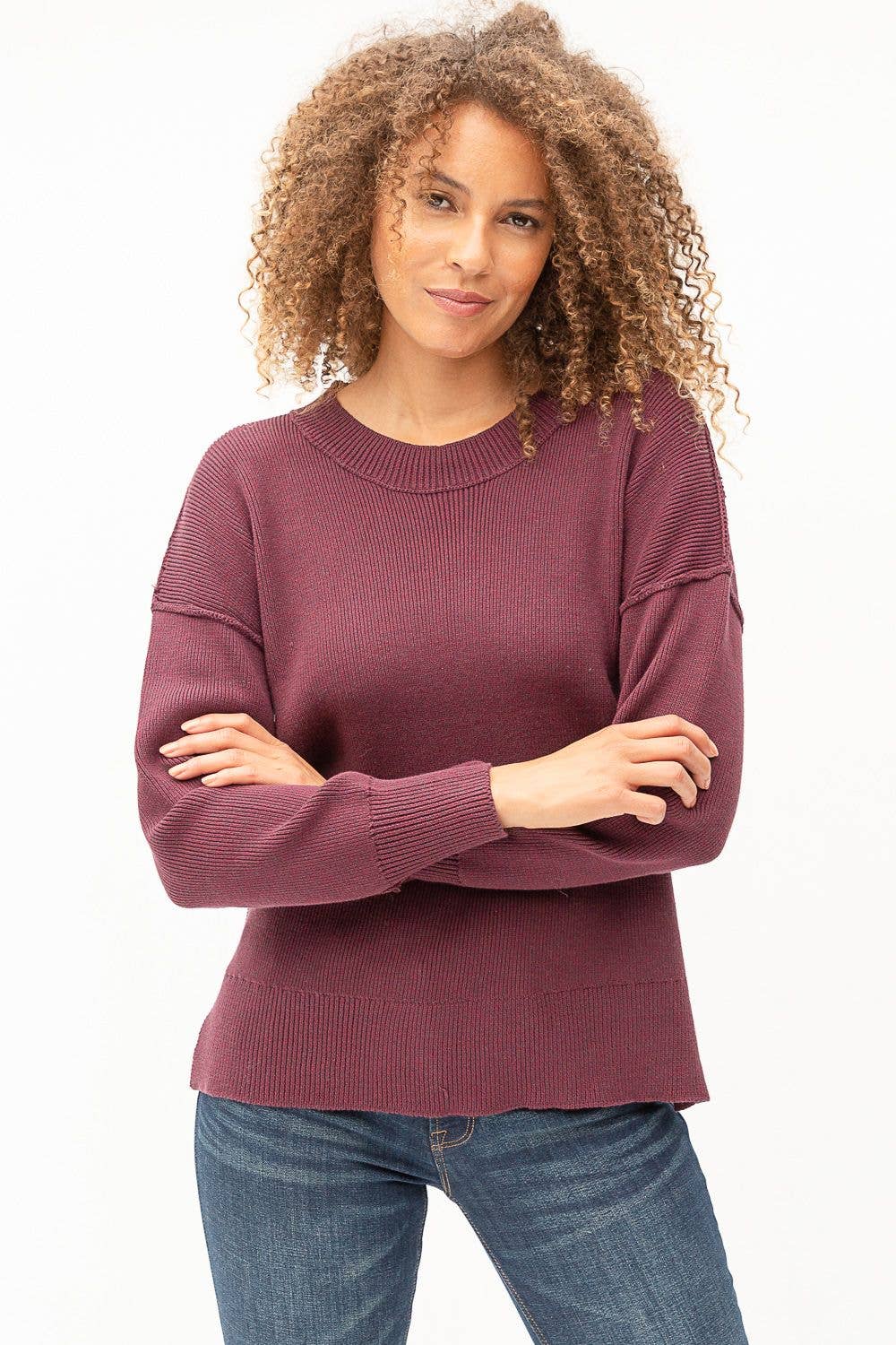 19487 Ribbed Sweater