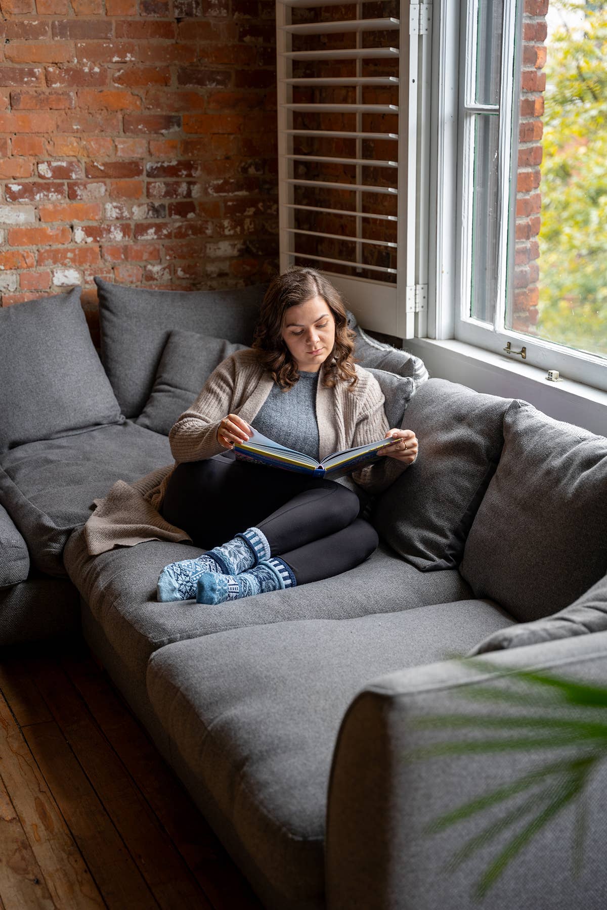 Snowdrop Cozy Socks | USA Made & Sustainable Holiday Gifts