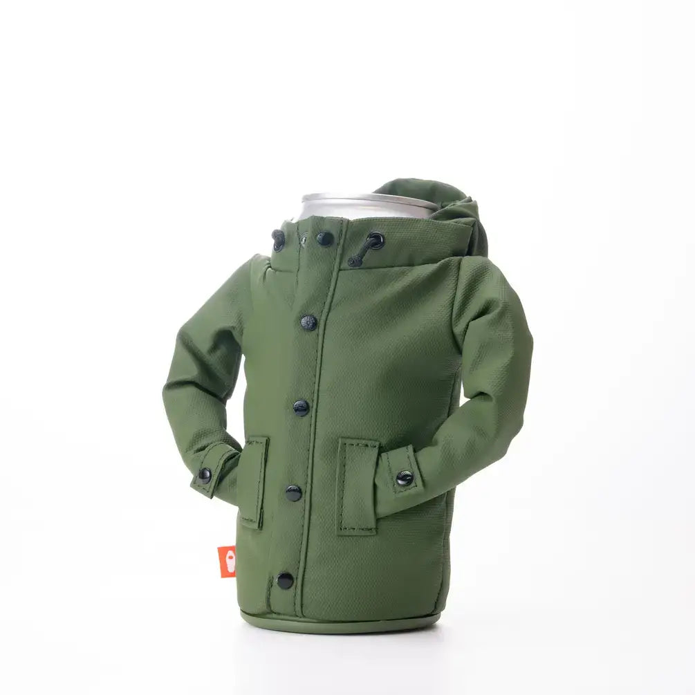 The Raincoat - Insulated Can & Bottle Cooler - Olive Green