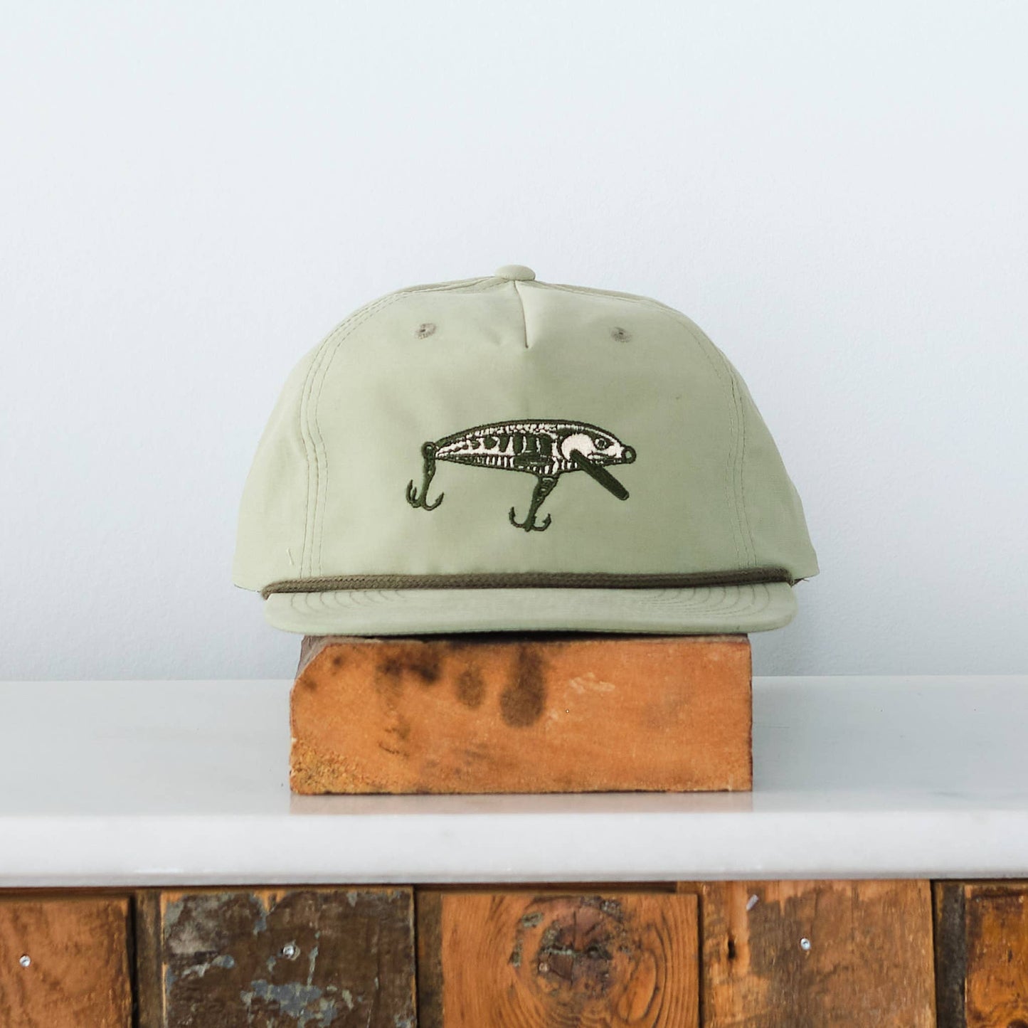 Fishing Lure Embroidered Snap back cap