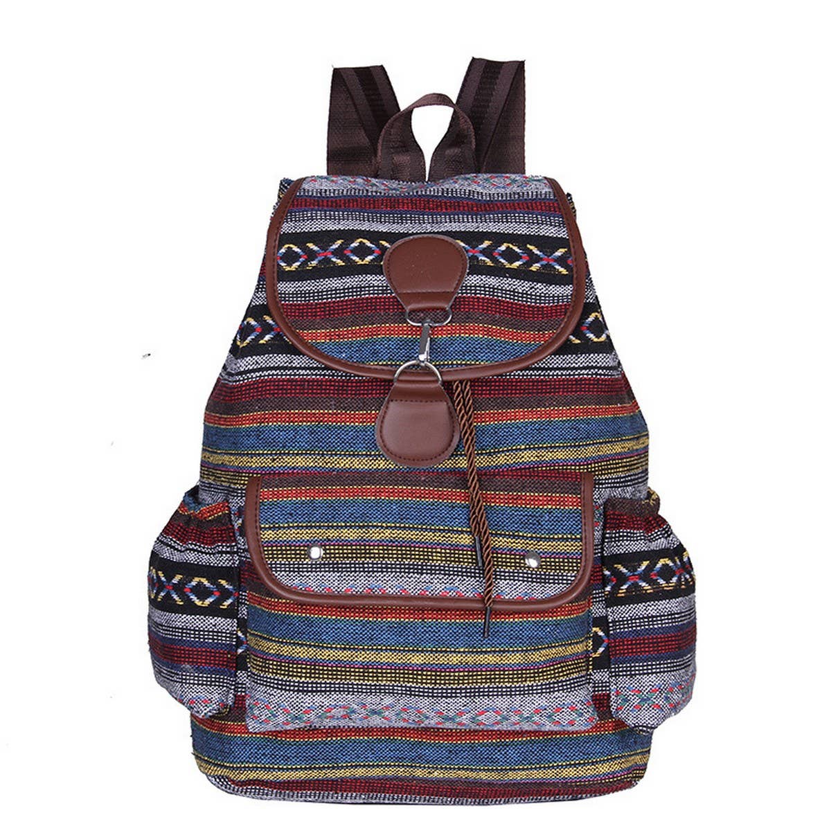 BOHO VINTAGE BACK-TO-SCHOOL CANVAS BACKPACK_CWAB2214
