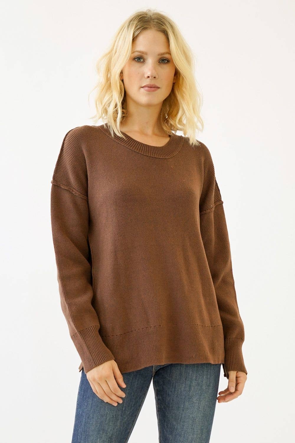 19487 Ribbed Sweater