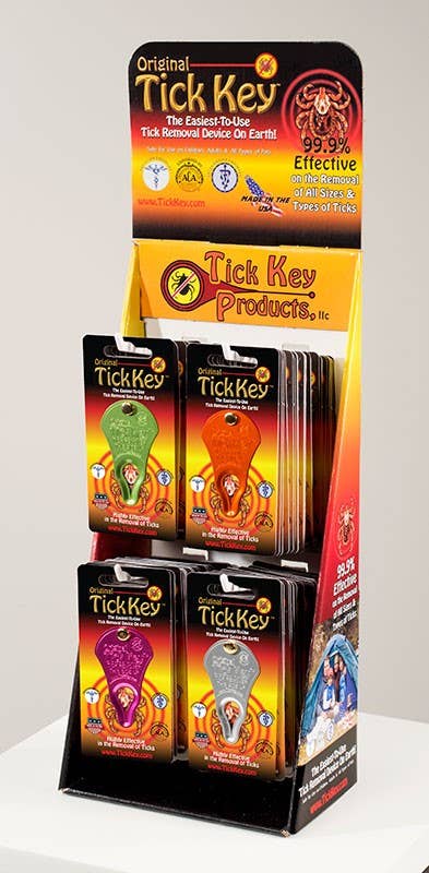 The Original Tick Key - 72 Piece Display