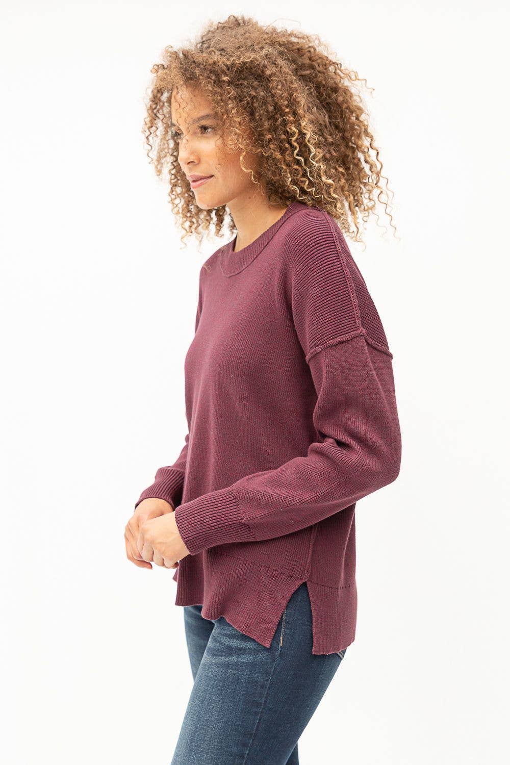 19487 Ribbed Sweater