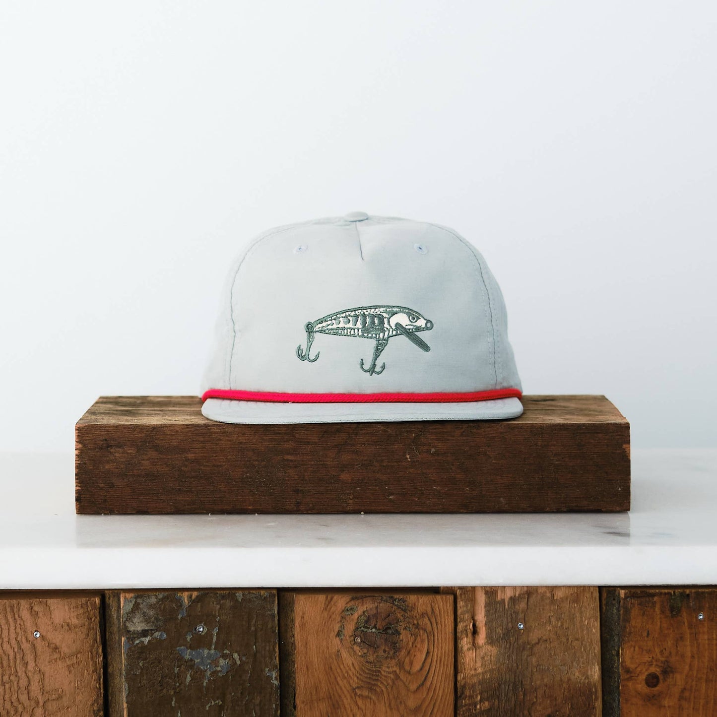 Fishing Lure Embroidered Snap back cap
