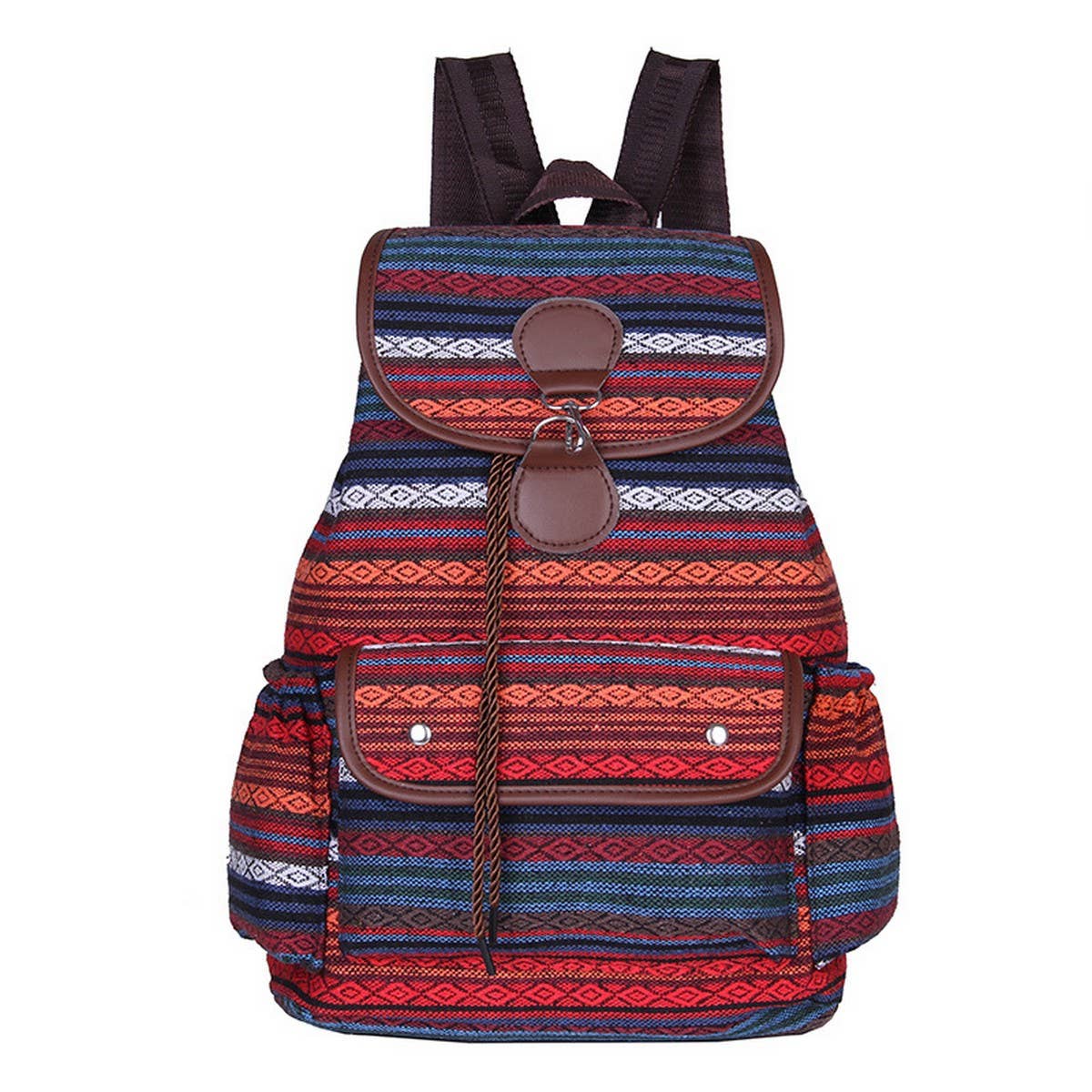 BOHO VINTAGE BACK-TO-SCHOOL CANVAS BACKPACK_CWAB2214