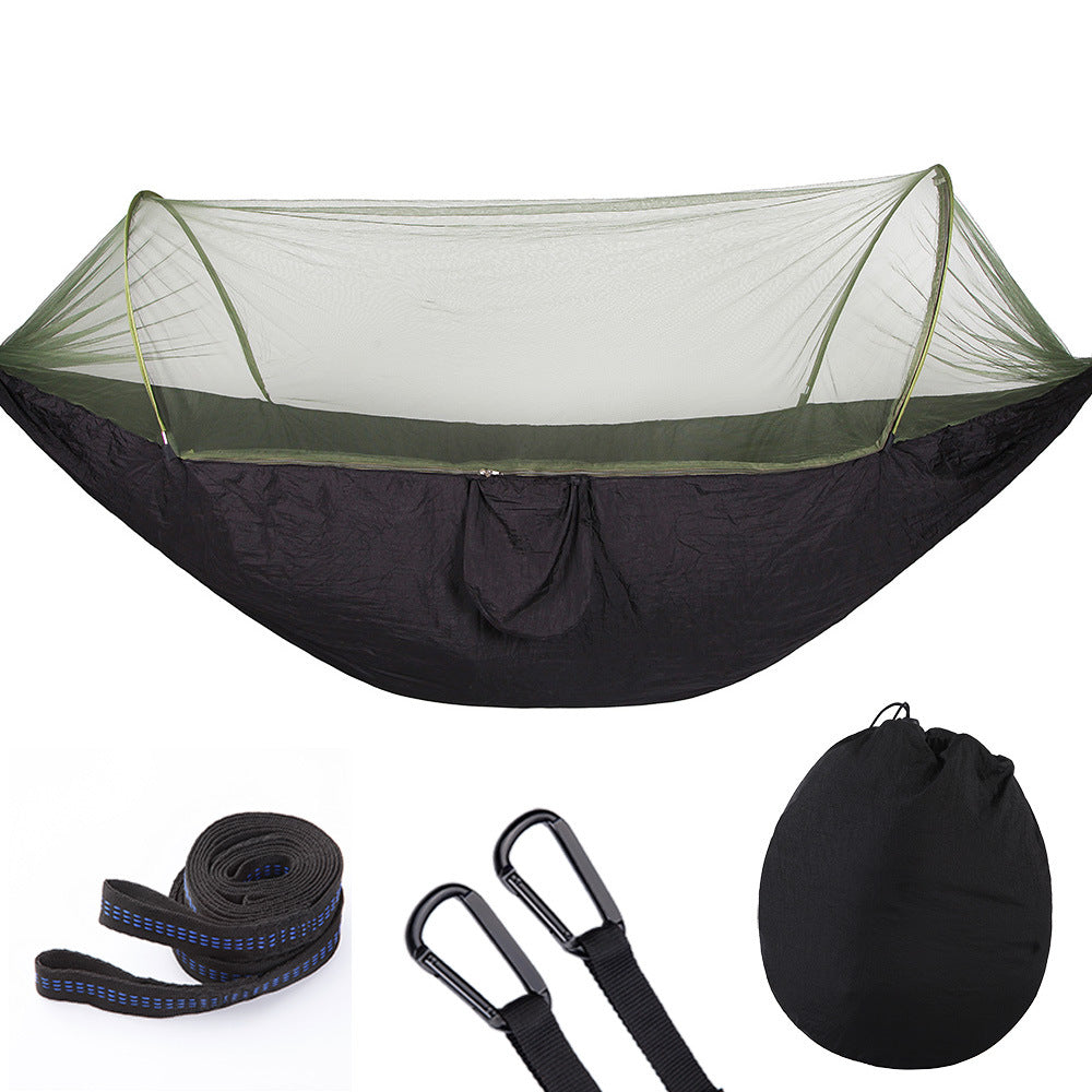Camping Hammock Double & Single Portable Hammocks Camping Accessories for Outdoor, Indoor-2